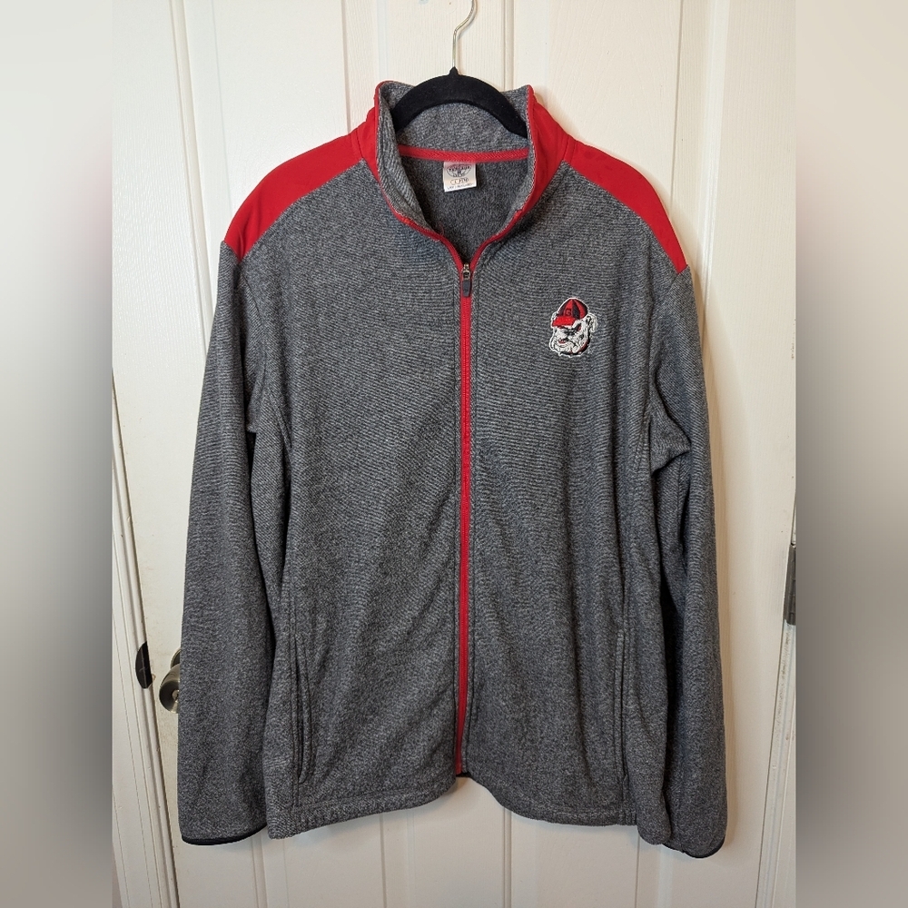 Rivalry Threads 91 University Of Georgia Bulldogs Full Zip Jacket Size L